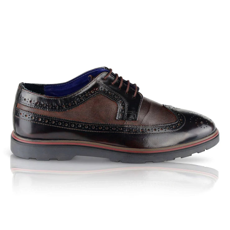 Silver Street London SOHO Mens Brogues Oxblood