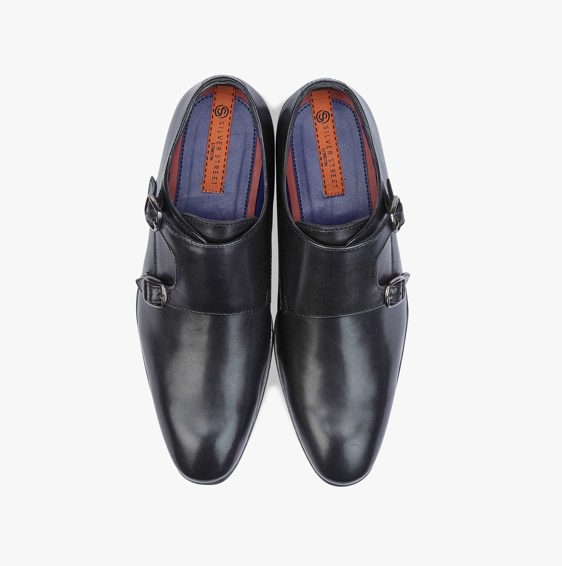 Silver Street London BOURNE Mens Shoes Black