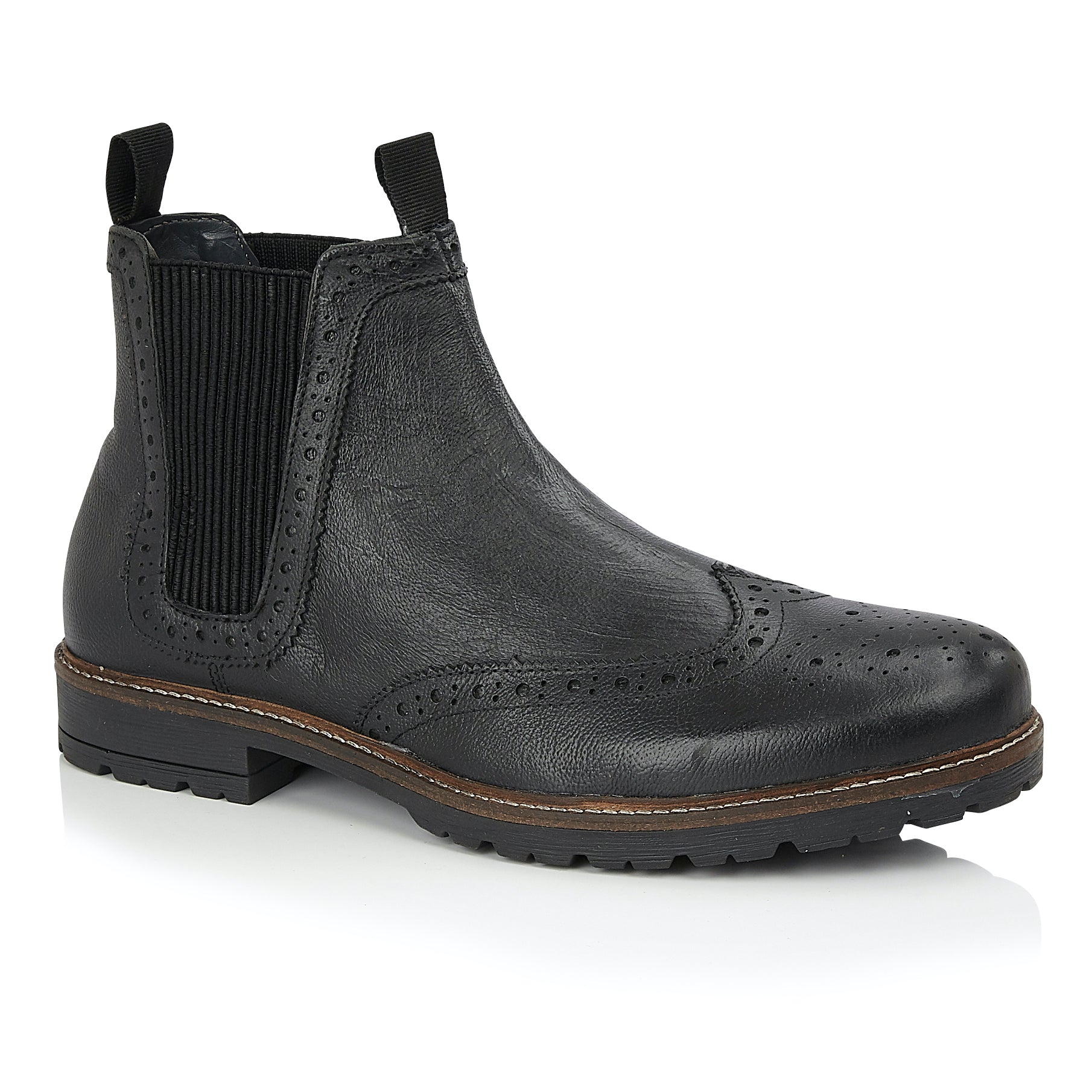 Silver Street London ALBION Mens Boots Black