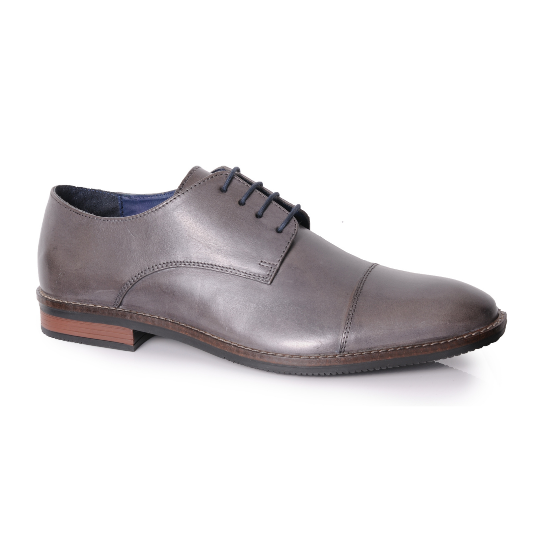 Silver Street London RUFUS Mens Derby Shoes Grey
