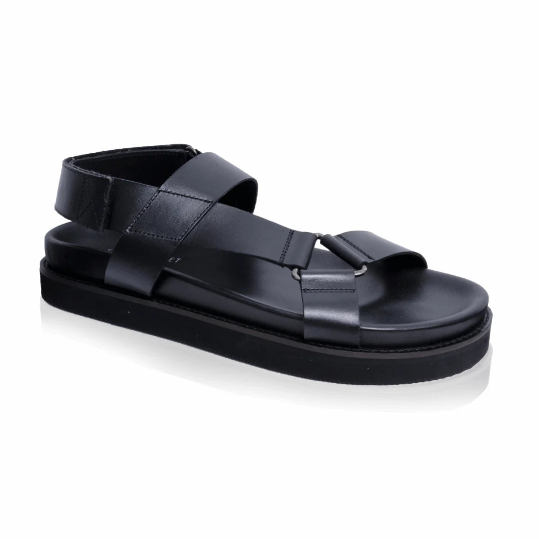 Silver Street London SANTA FE Mens Sandals Black