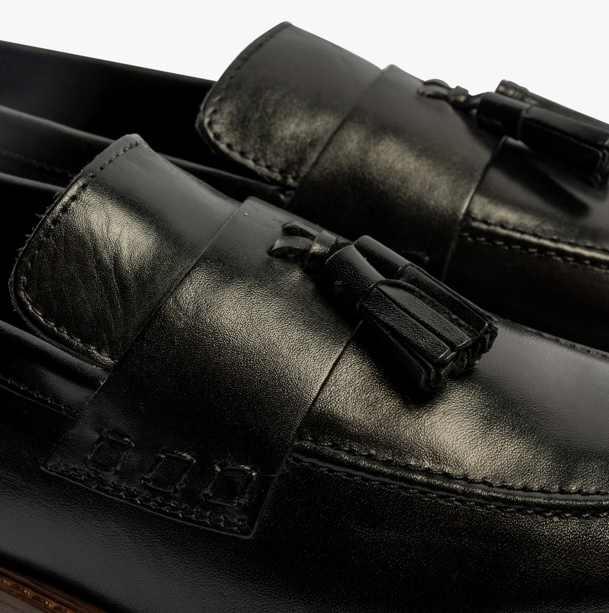 Silver Street London CHARLESTON Mens Loafers Black