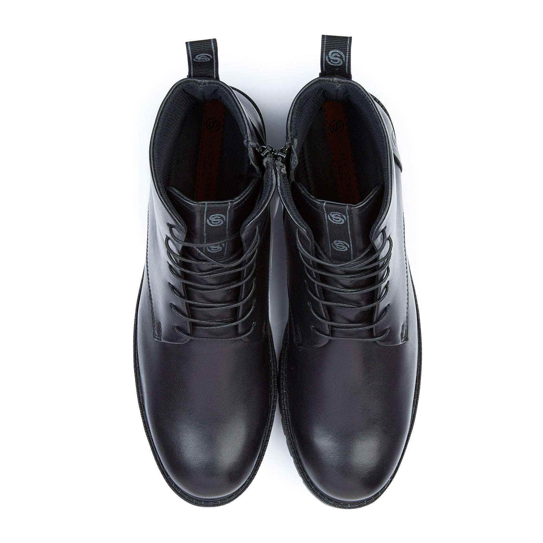 Silver Street London FARRINGDON Mens Boots Black