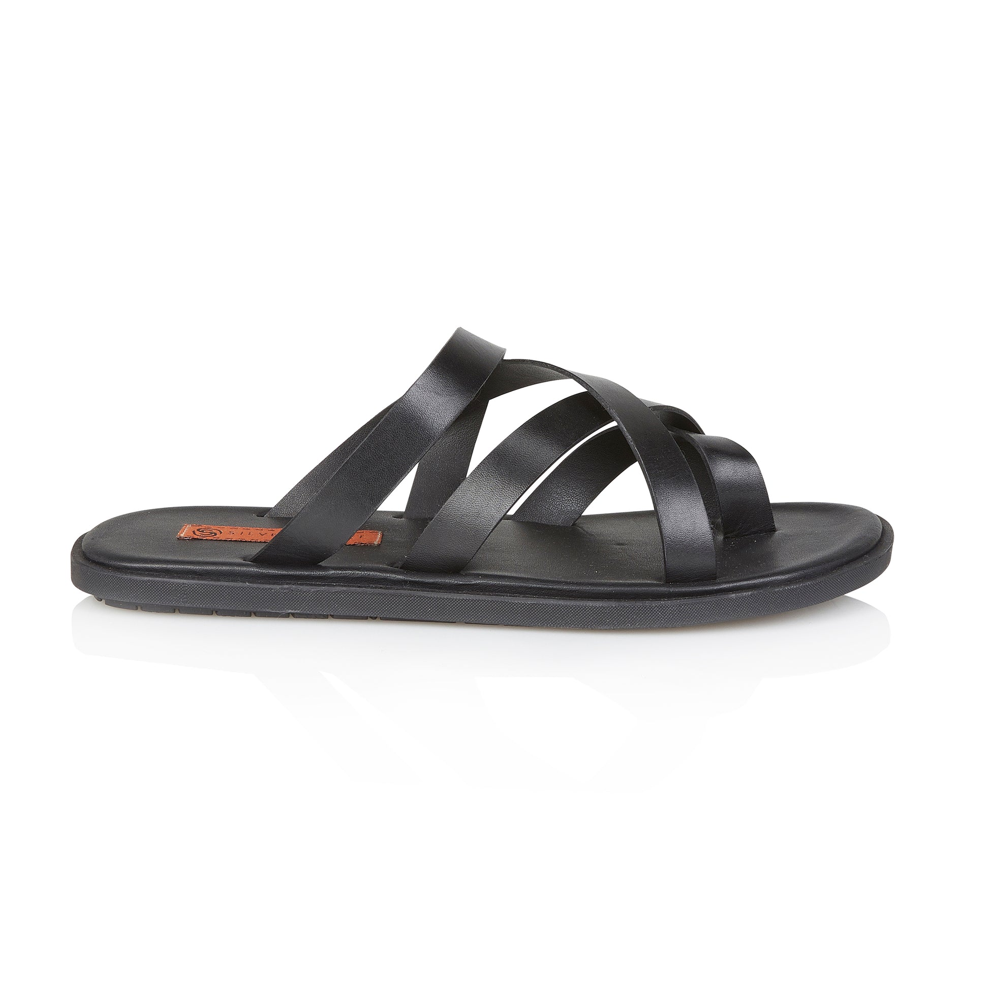 Silver Street London CROUCHEND Mens Sandals Black