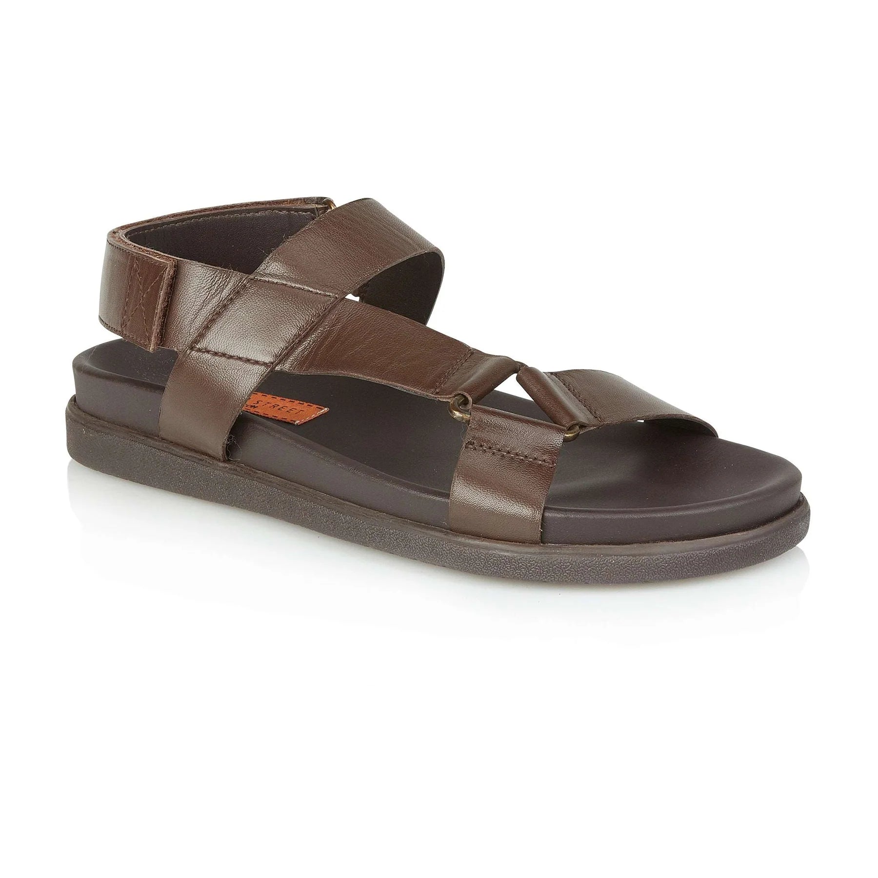 Silver Street London SANTA FE Mens Sandals Brown