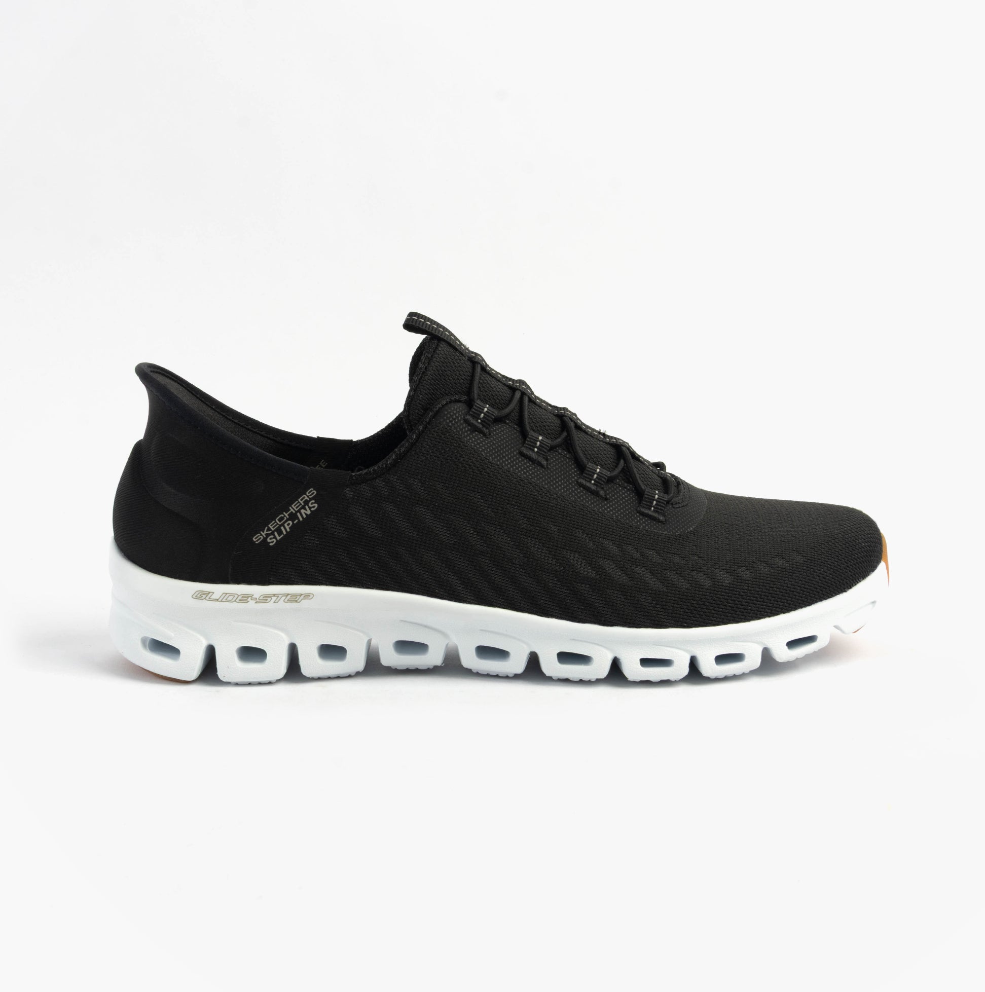 Skechers 104574/BKW GLIDE-STEP - TRANQUILITY Womens Trainers Black/White