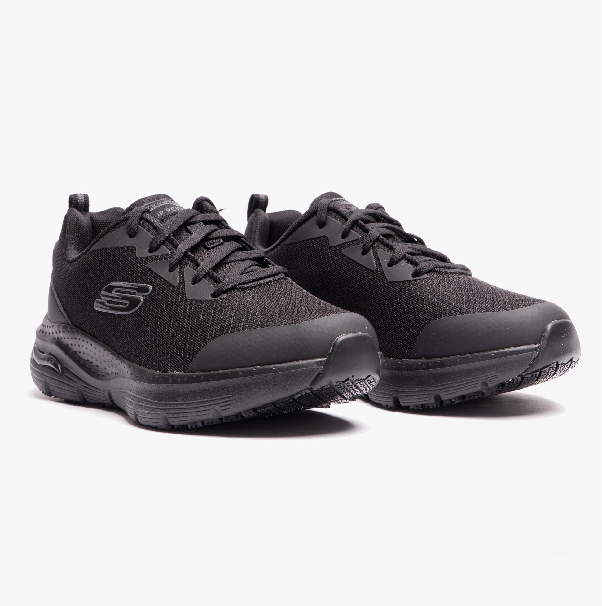 Skechers Work 108019EC ARCH FIT SR Womens Occupational Trainers Black