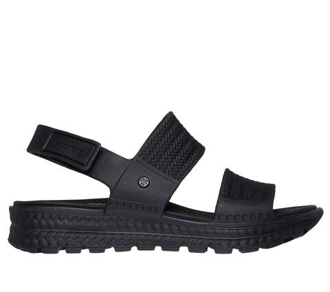 Skechers ARCH FIT FOOTSTEPS - SUNNY DAYS Womens Sandals Black
