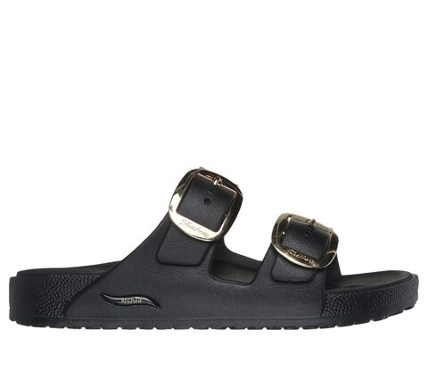 Skechers ARCH FIT CALI BREEZE - GOLD STAR Womens Sandals Black