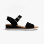 Skechers 114147/BLK BOBS DESERT KISS - SERENDIPITOUS Womens Sandals Black