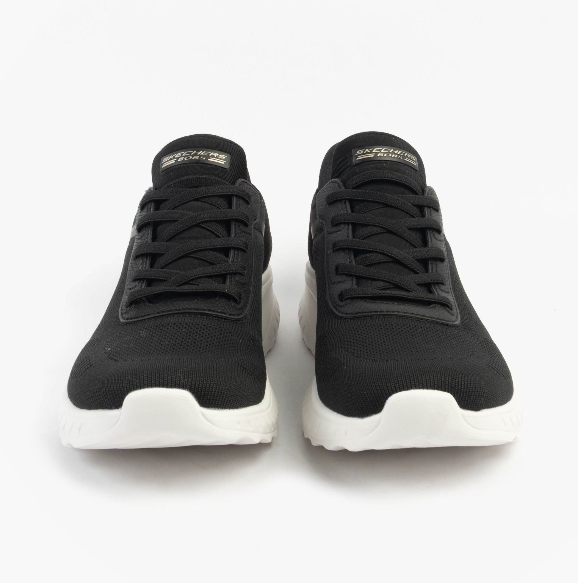 Skechers 117497/BLK BOBS SPORT SQUAD Womens Trainers Black