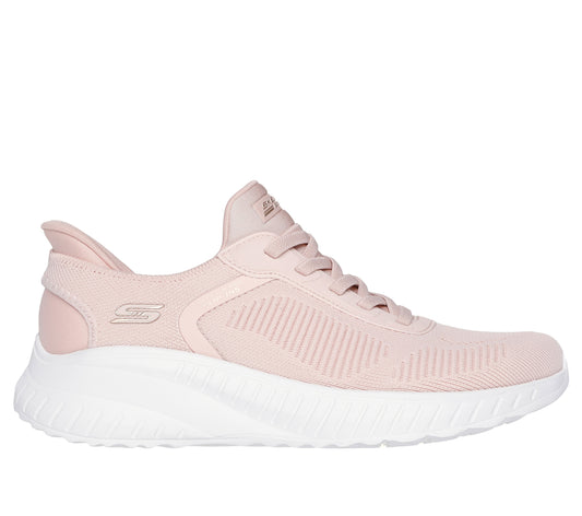 Skechers BOBS SPORT SQUAD Womens Trainers Light Pink