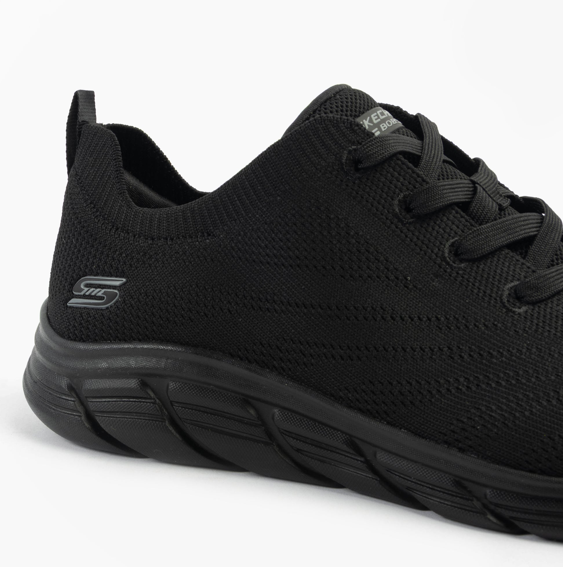 Skechers 117591/BBK BOBS BFLEX LO-GRACEFUL STRIDE Womens Trainers Black