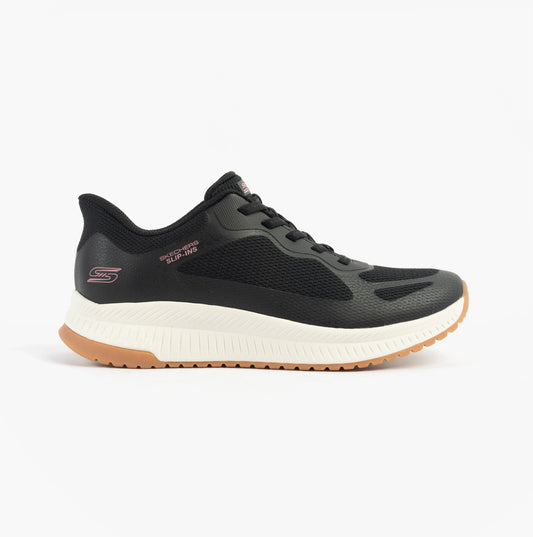 Skechers BOBS SQUAD 4 - STAPLE LOOK Womens Trainers Black