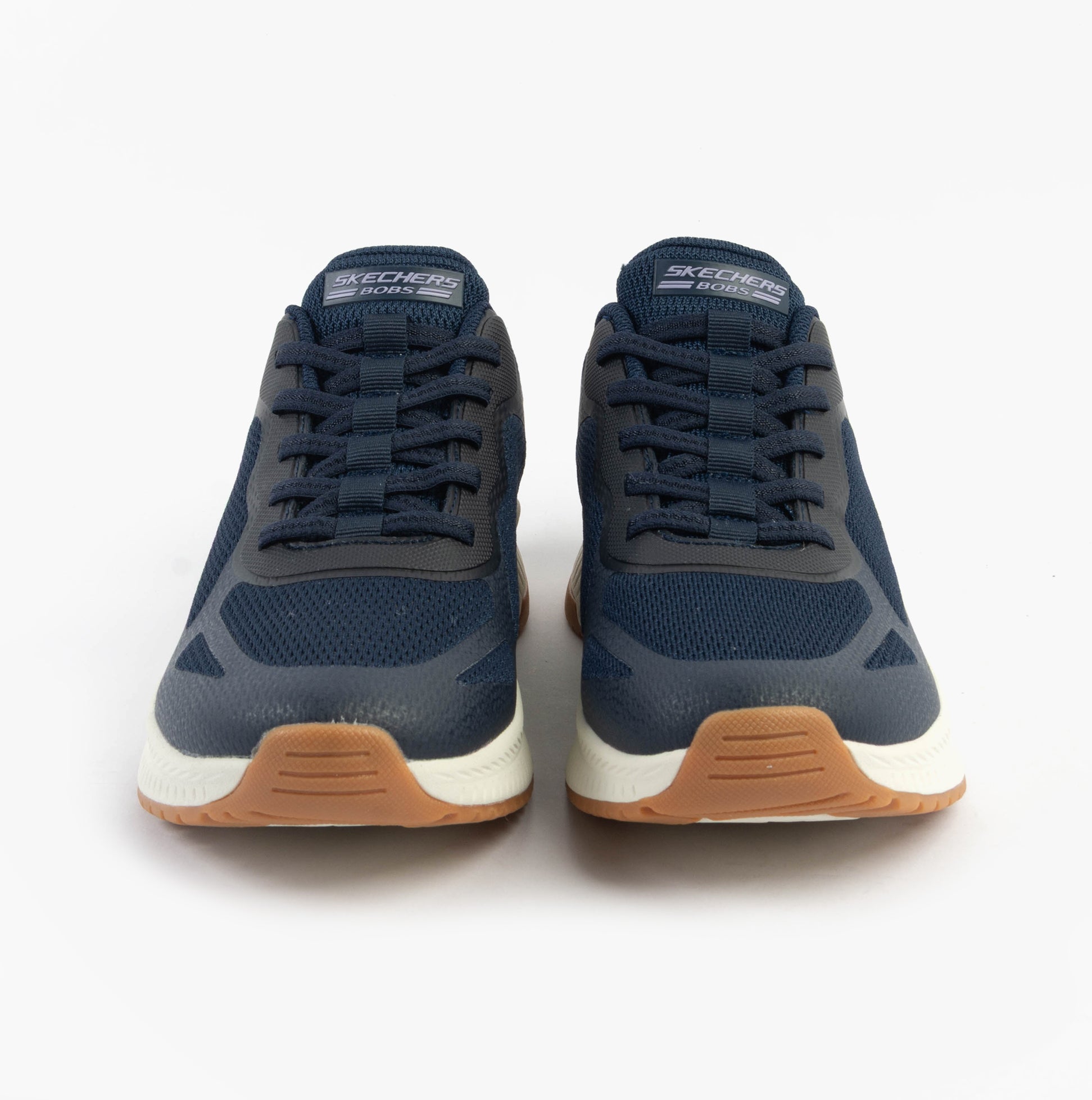 Skechers 117624/NVY BOBS SQUAD 4 - STAPLE LOOK Womens Trainers Navy/Grey/Pink