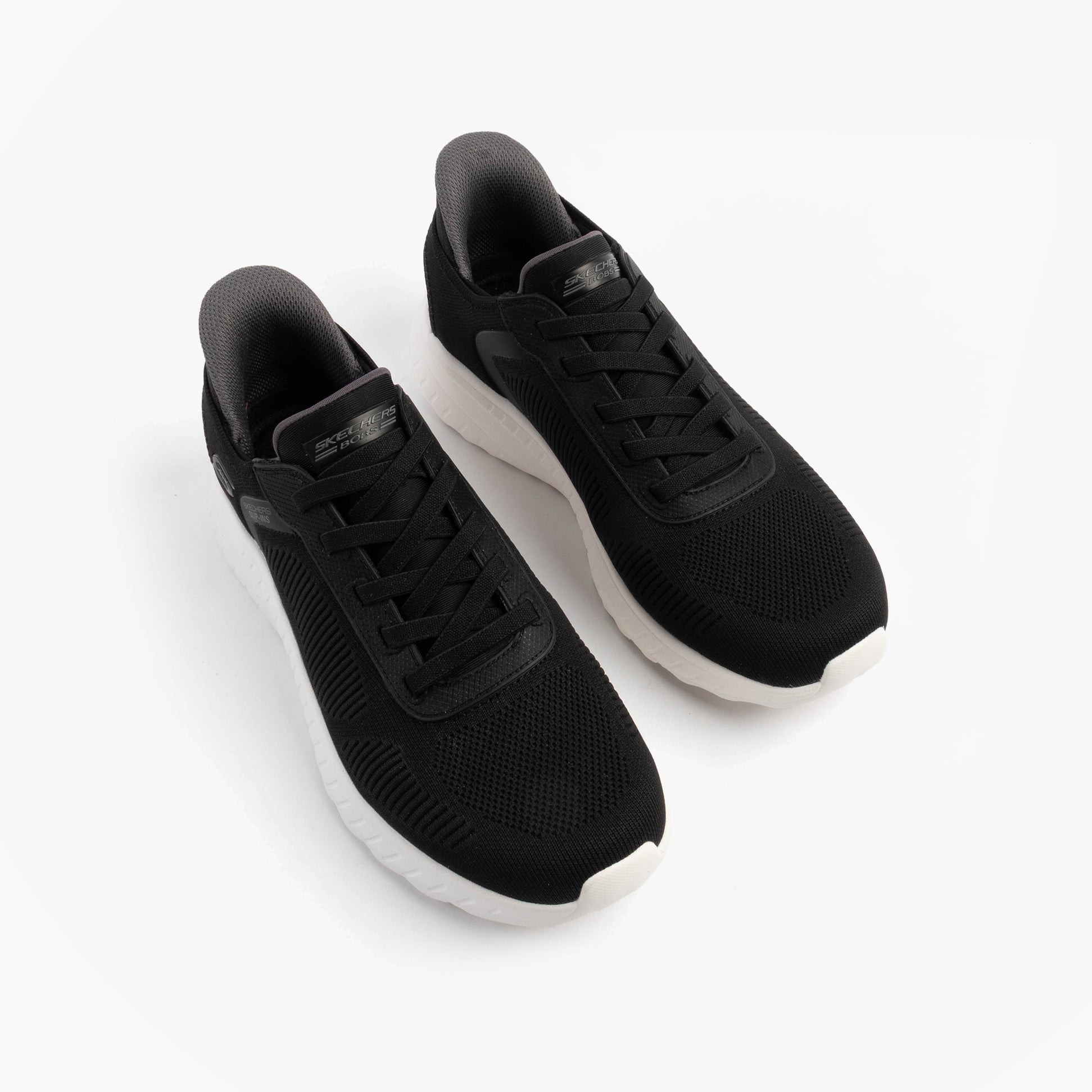 Skechers 118312/BLK BOB SQUAD CHAOS - SOLID STEP Mens Trainers Black