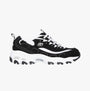 Skechers 11930/BKW D'LITES-BIGGEST FAN Womens Sneaker Black/White