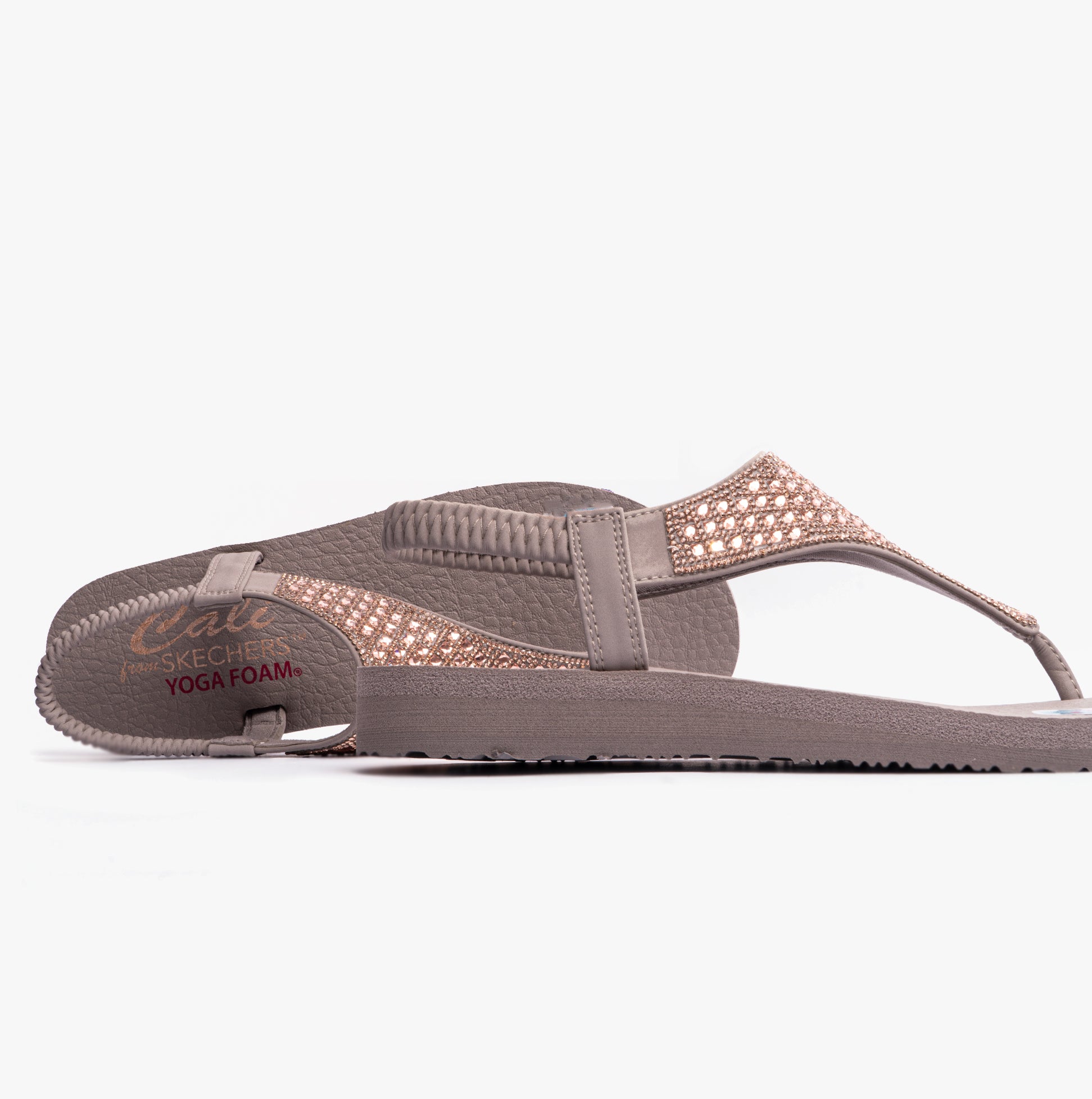 Skechers 119770/TPE MEDITATION - ROCKSTAR Womens Sandals Taupe