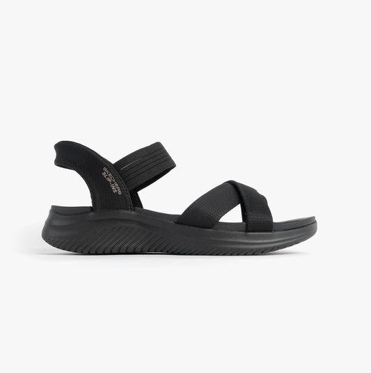 Skechers ULTRA FLEX 3.0 - NEVER BETTER Womens Sandals Black