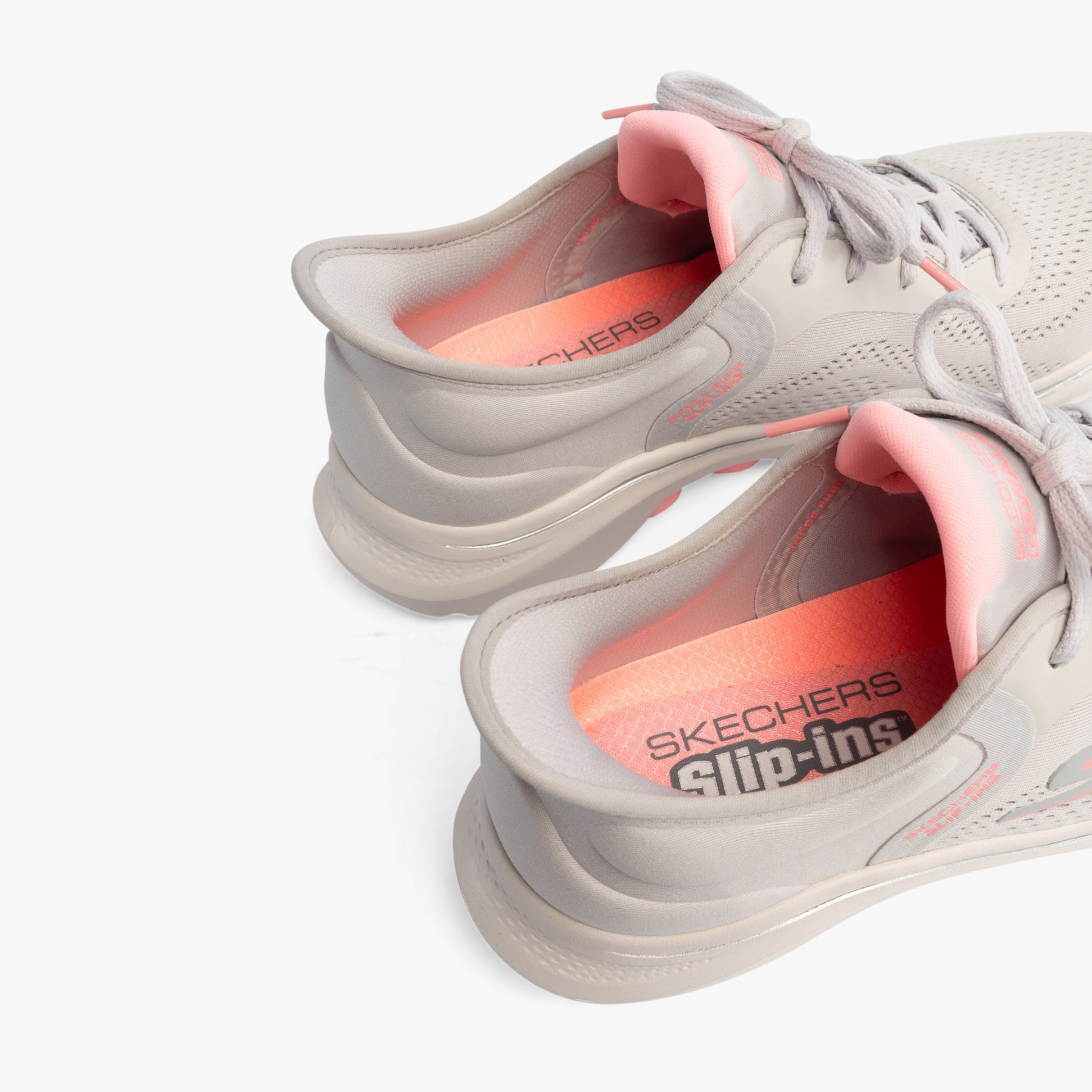 Skechers 125233/GYPK GO WALK 7 - VALIN Womens Trainers Gray/Pink