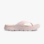 Skechers 141404/NAT GO WALK FLEX SANDAL - SPLENDOR Womens Sandals Natural/Purple