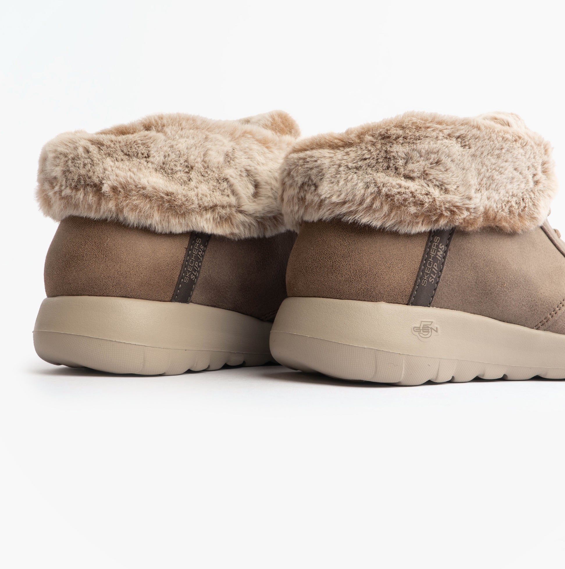 Skechers ON-THE-GO JOY - COZY CHARM Womens Boots Dark Taupe