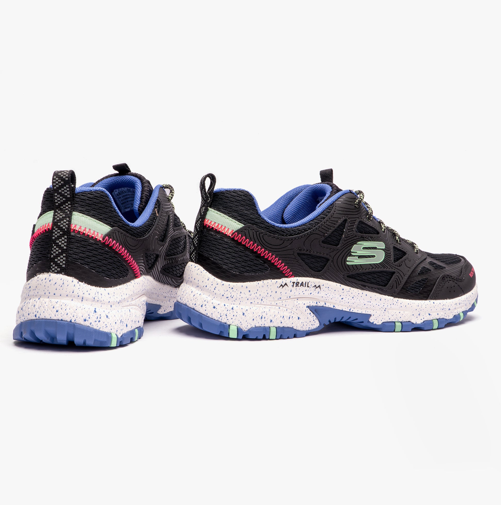 Skechers 149821/BMLT HILLCREST-PURE ESCAPADE Womens Hiking Trainers Black/Multi