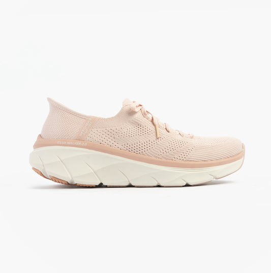 Skechers D'LUX WALKER 2.0 - THRILL MOVEMENT Womens Trainers Rose