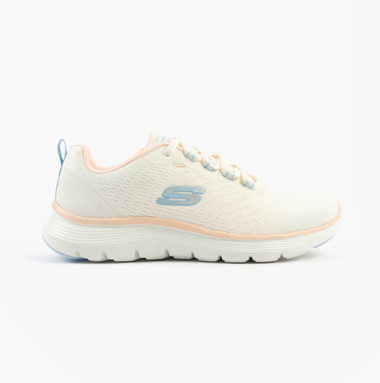 Skechers FLEX APPEAL 5.0 Womens Trainers Natural/Multi