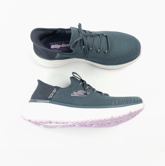 Skechers EDGERIDE - IMPRESSION Womens Trainers Blue