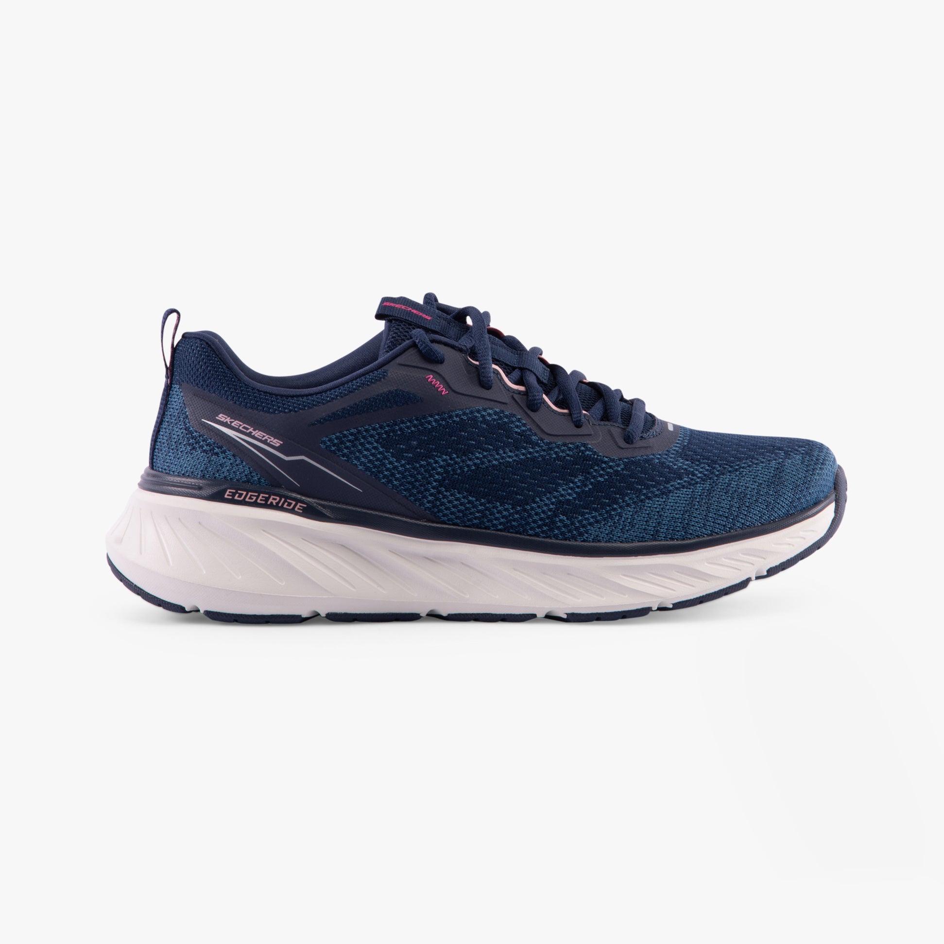Skechers 150471/NVPK EDGERIDE-POWER FLOW Womens Trainers Navy/Pink
