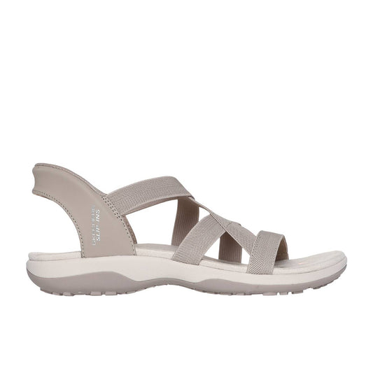 Skechers REGGAE SLIM - STRETCH FLEX Womens Sandals Taupe