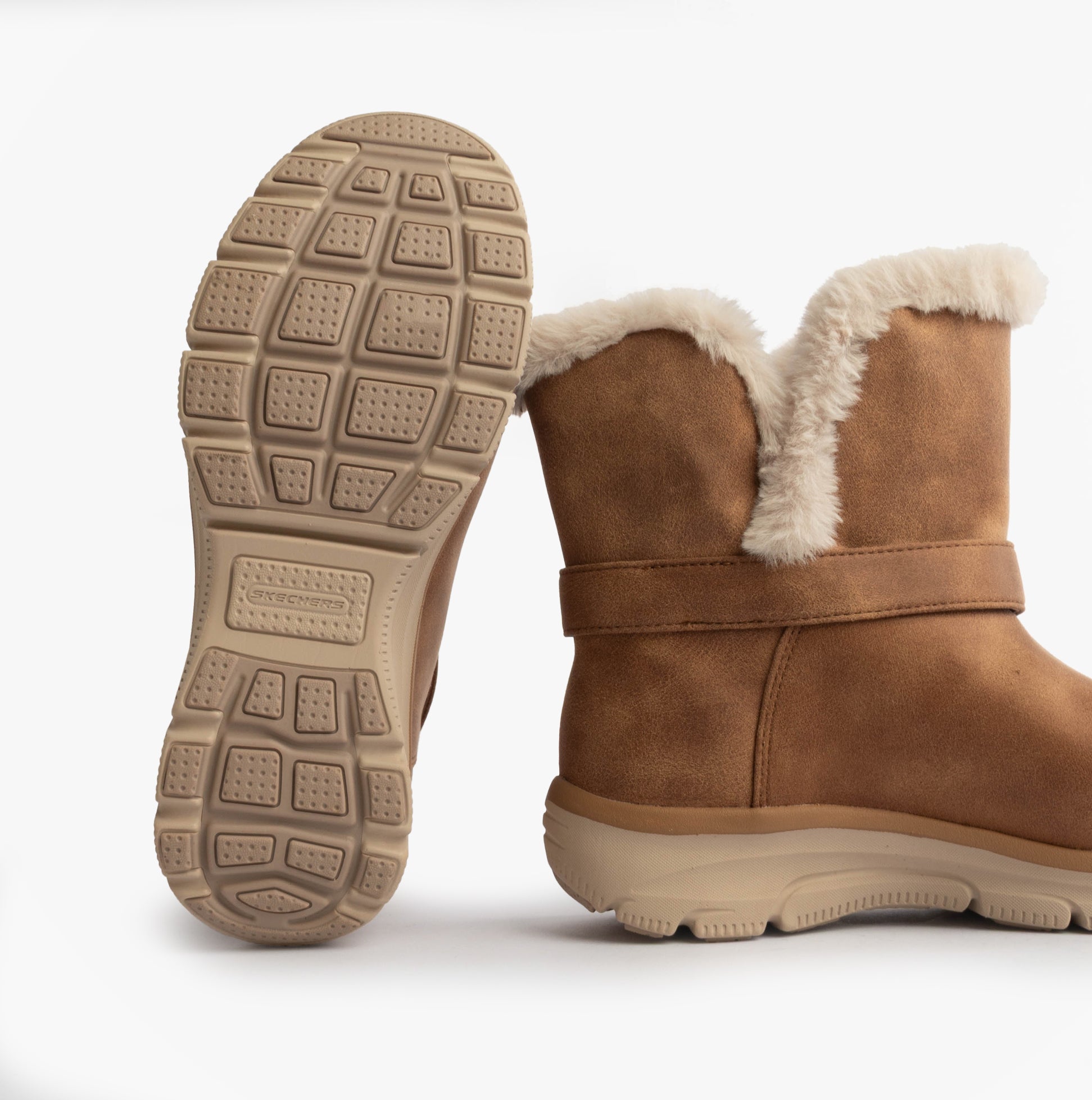 Skechers EASY GOING - DREAMERS MOVE Womens Boots Chestnut