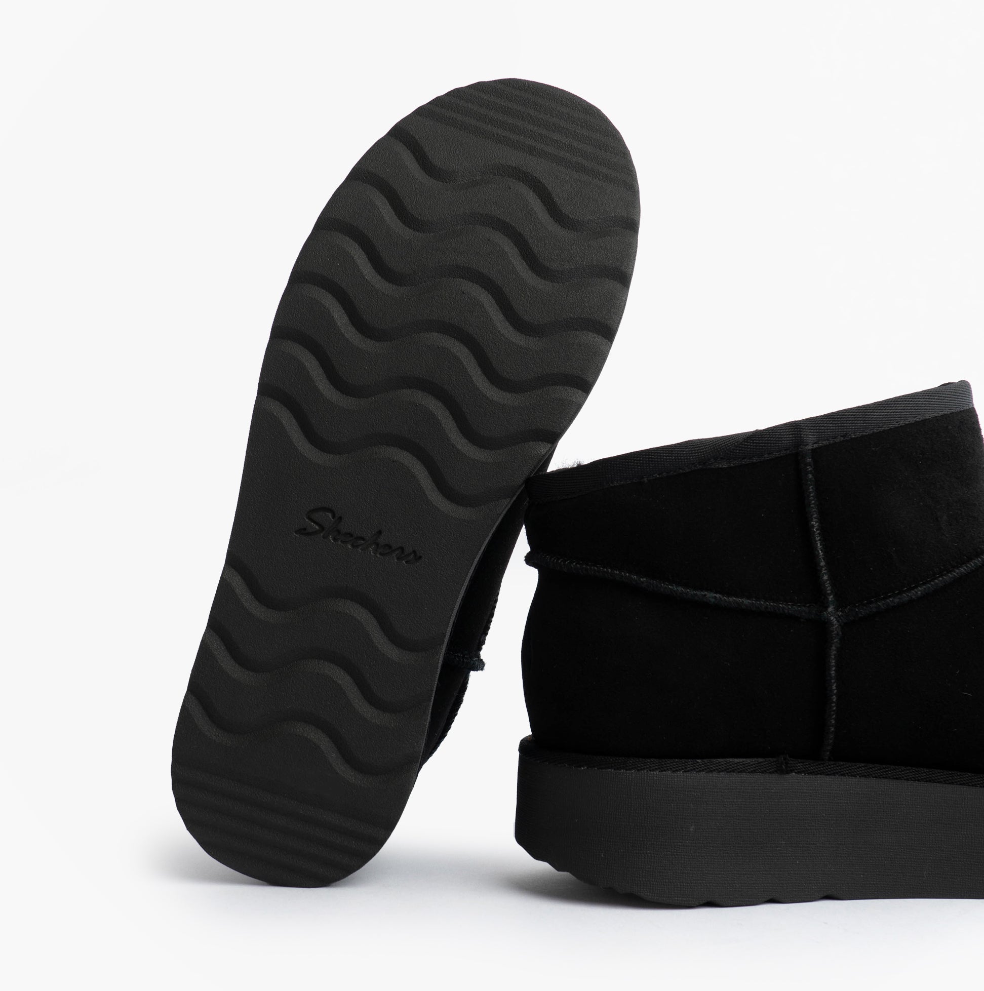 Skechers KEEP COZY Womens Boots Black