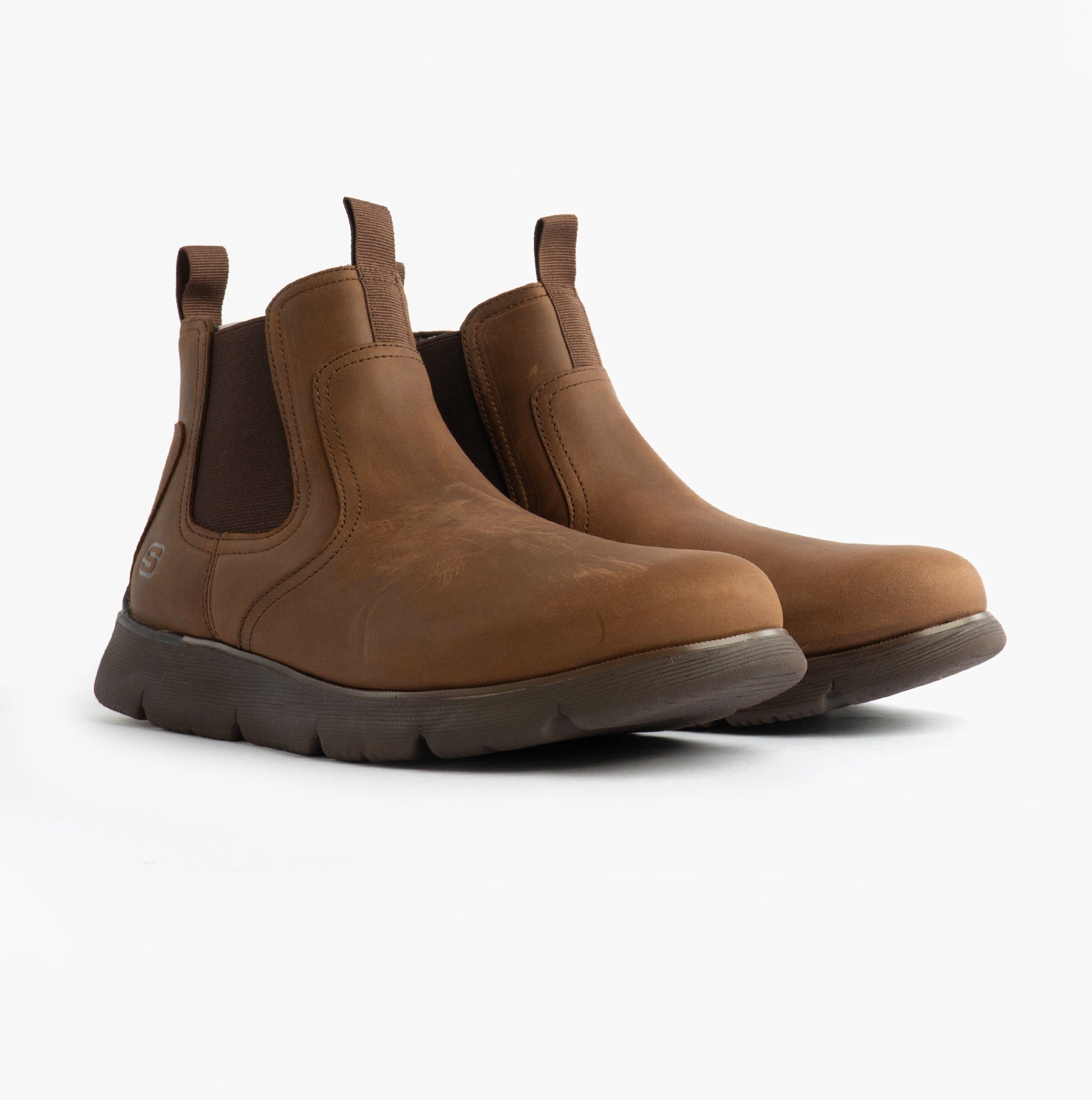 Skechers AUGUSTINO - PAULO Mens Boots Chocolate