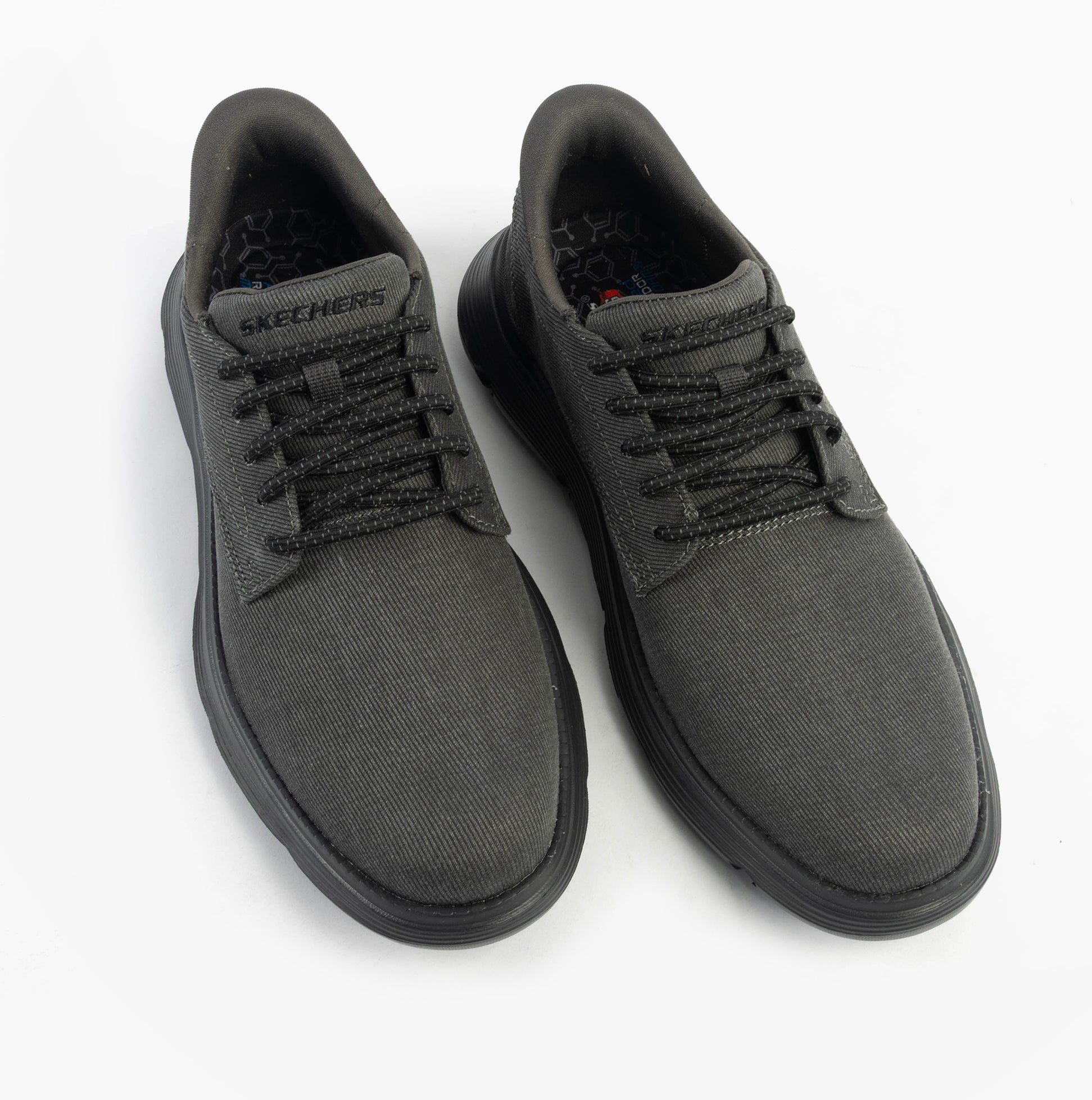 Skechers 205352/BLK GARZA - CLIVE Mens Shoes Black