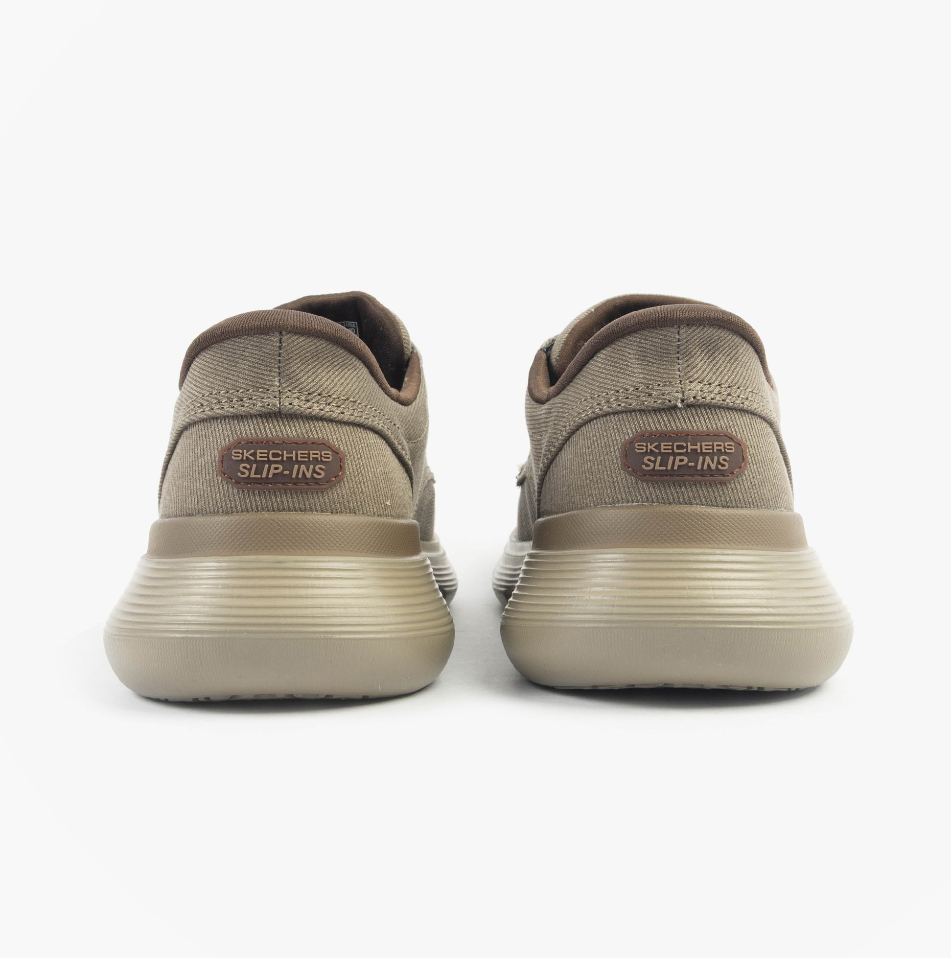 Skechers 205352/DKTP GARZA - CLIVE Mens Shoes Dark Taupe