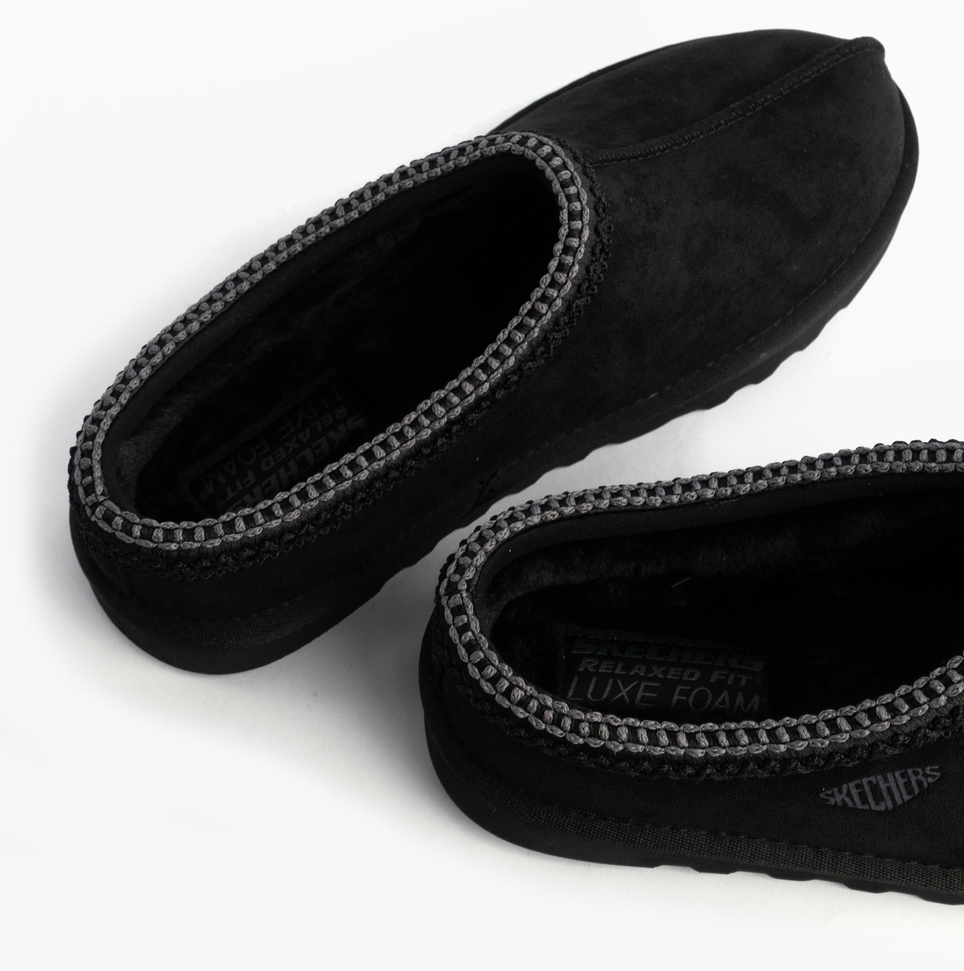 Skechers RENTEN - ULRICH Mens Slippers Black