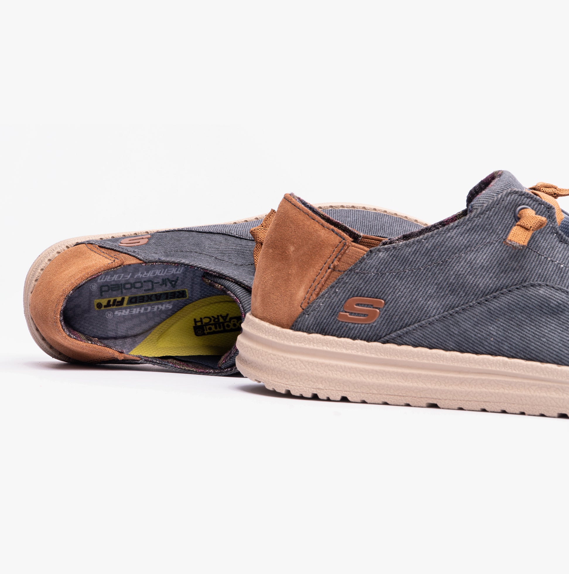 Skechers 210116/NVY RELAXED FIT: MELSON - PLANON Mens Trainers Navy