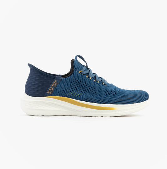 Skechers SLADE - QUINTO Mens Shoes Blue