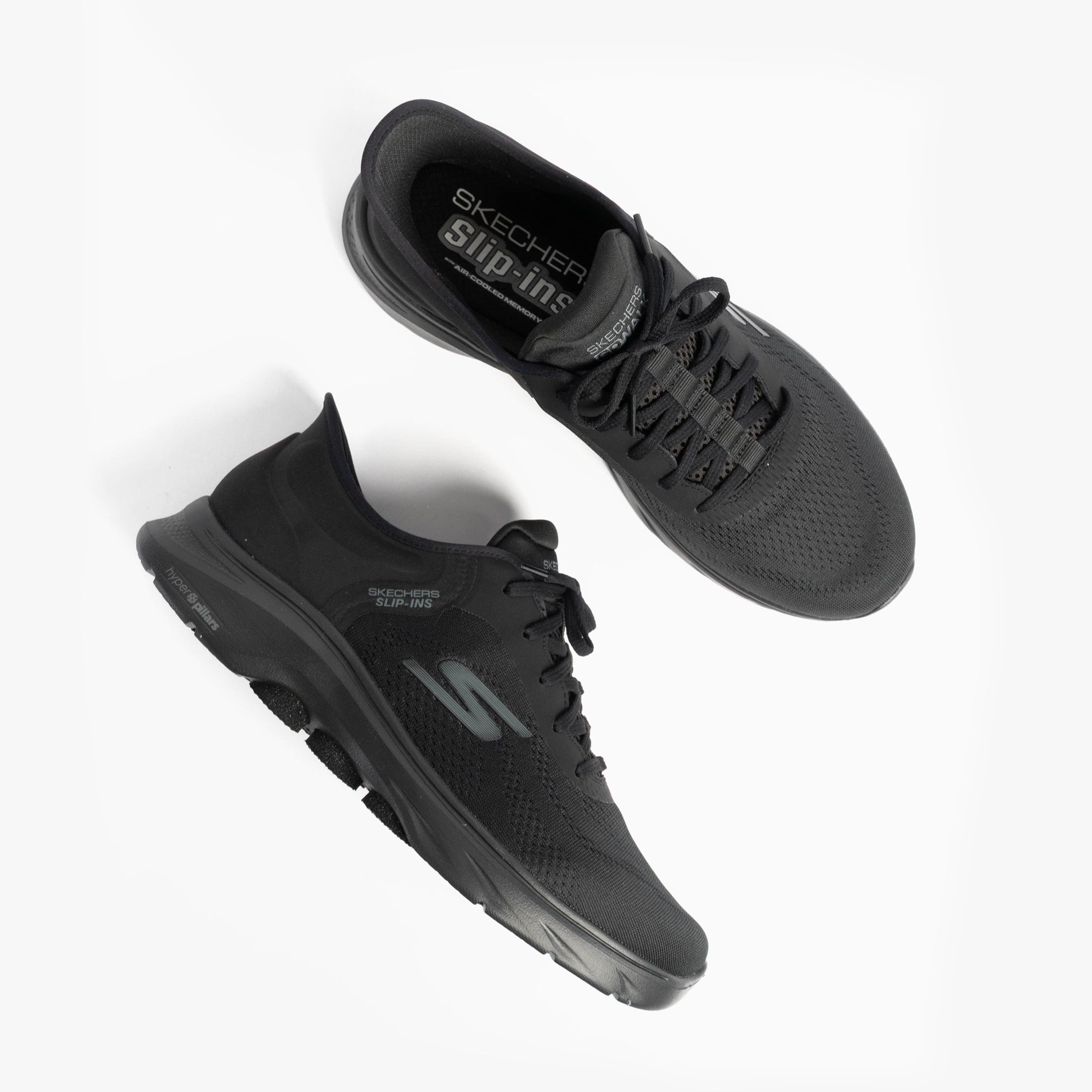 Skechers 216550/BBK GO WALK 7 - VALIN Mens Trainers Black