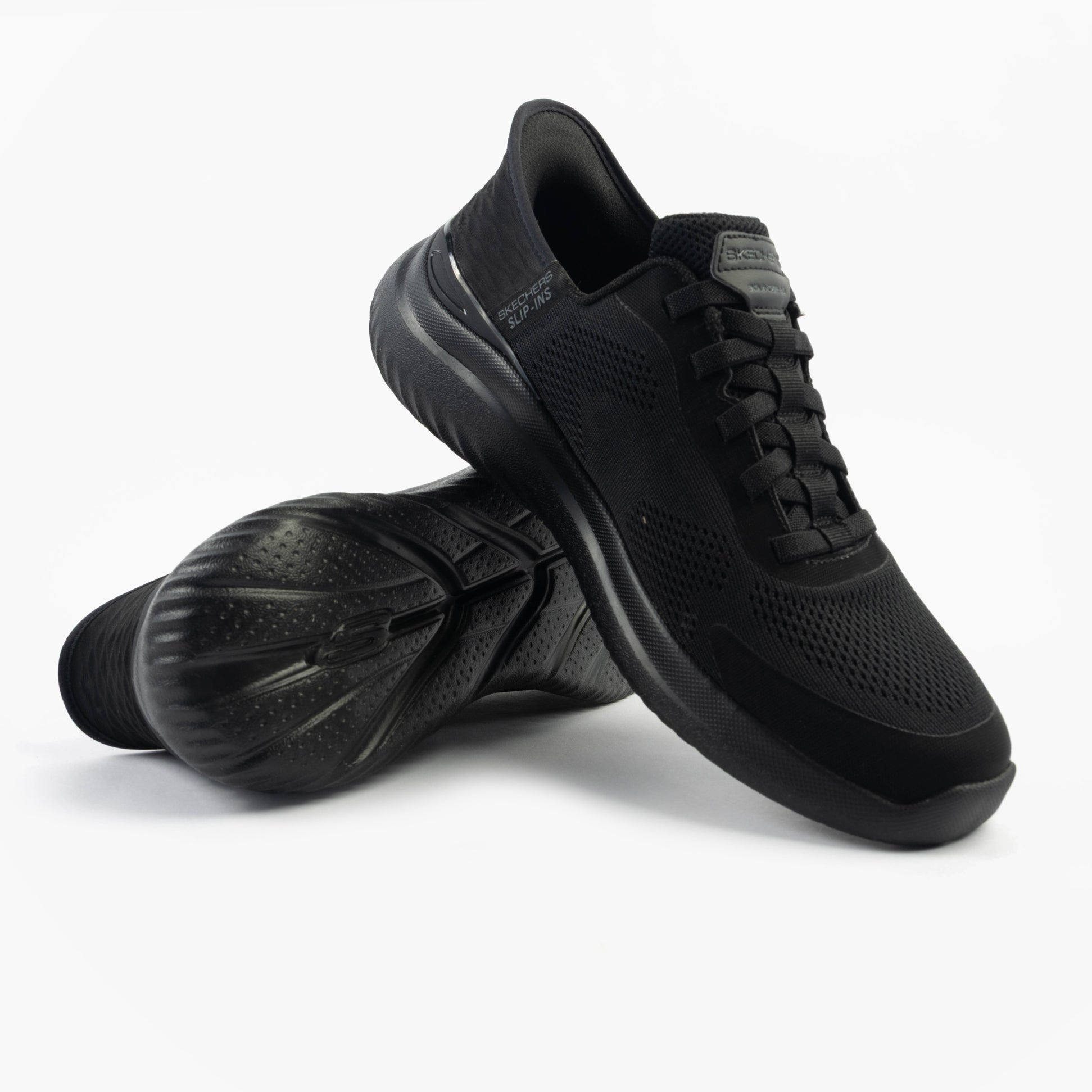 Skechers 232459/BBK BOUNDER 2.0 - EMERGED Mens Trainers Black