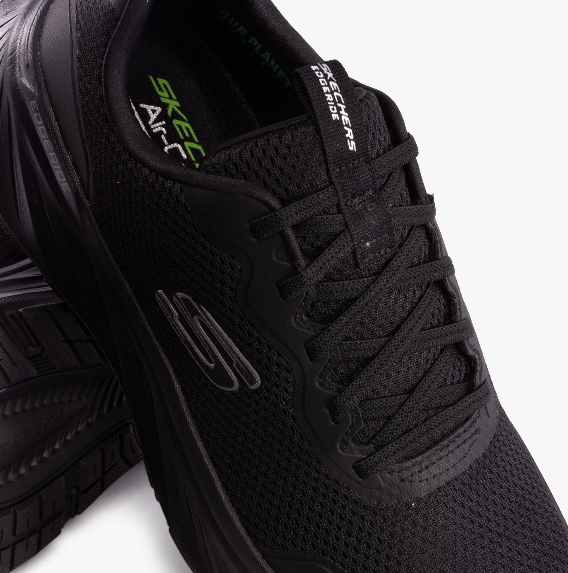 Skechers 232835/BBK EDGERIDE - REKZE Mens Trainers Black