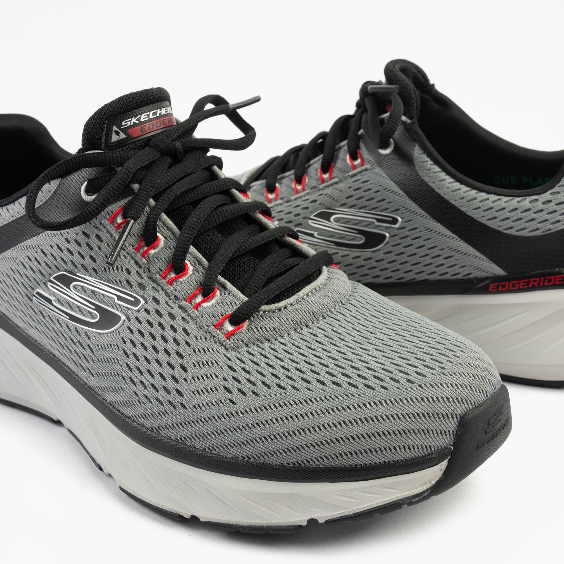 Skechers 232843/CCBK EDGERIDE - CONTENTION Mens Trainers Charcoal/Black