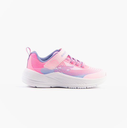 Skechers MICROSPEC ADVANCE Girls Trainers Light Pink