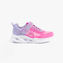 Skechers 303714L/LVPK SOLA GLOW - OMBRE DELUXE Girls Trainers Lavender/Pink