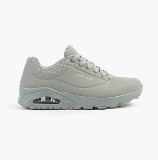 Skechers UNO - STAND ON AIR Mens Trainers Light Grey