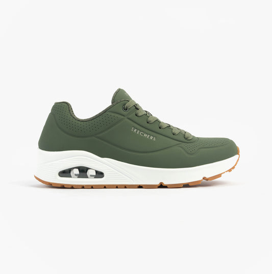 Skechers UNO - STAND ON AIR Mens Trainers Olive
