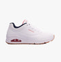 Skechers 52458/WNVR UNO - STAND ON AIR Mens Trainers White/Red