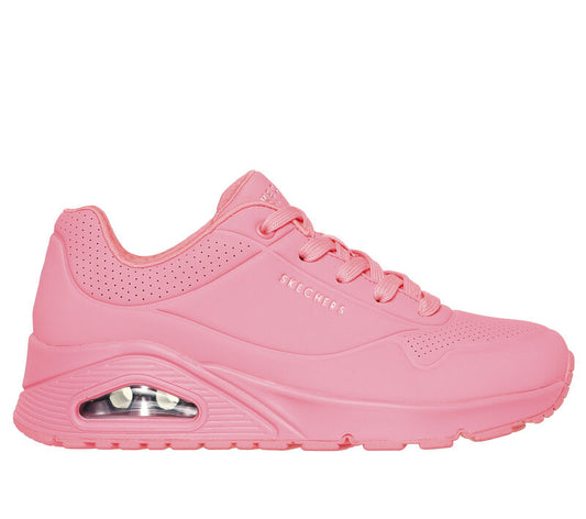 Skechers UNO - STAND ON AIR Womens Trainers Coral